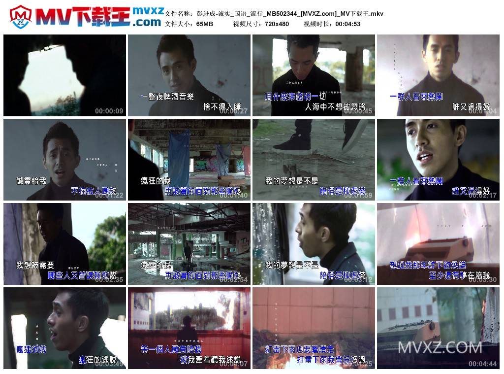 彭进成-诚实_国语_流行_MB502344